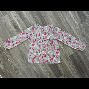 Jacadi Girls liberty print Blouse Size 8 (runs small VERY GOOD!